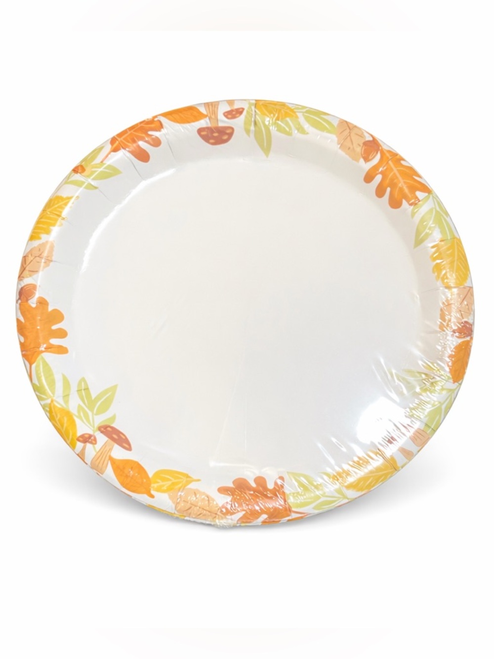 Disposable Fall Leaf Paper Plates - 9in - 10ct